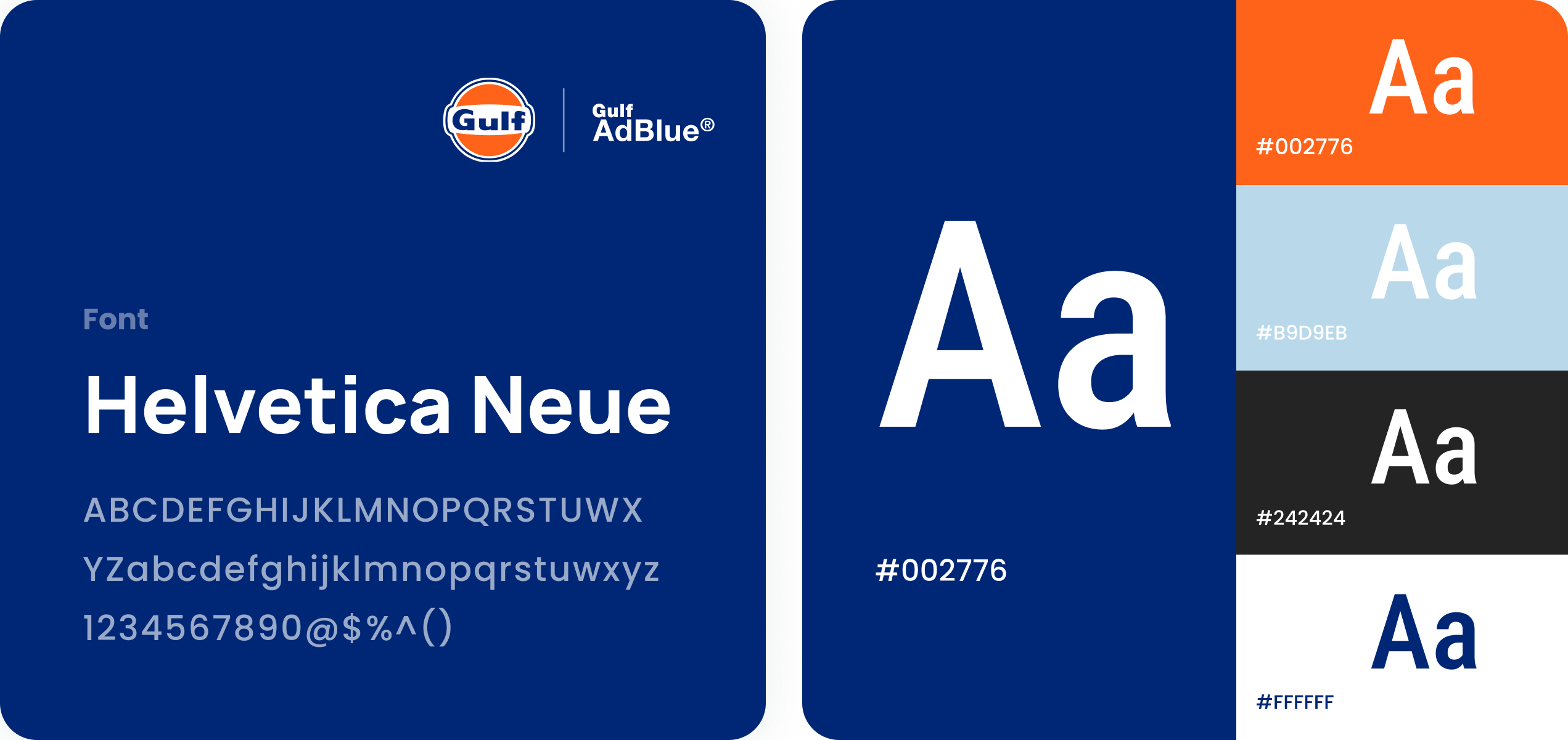 Adhering to the brand guidelines