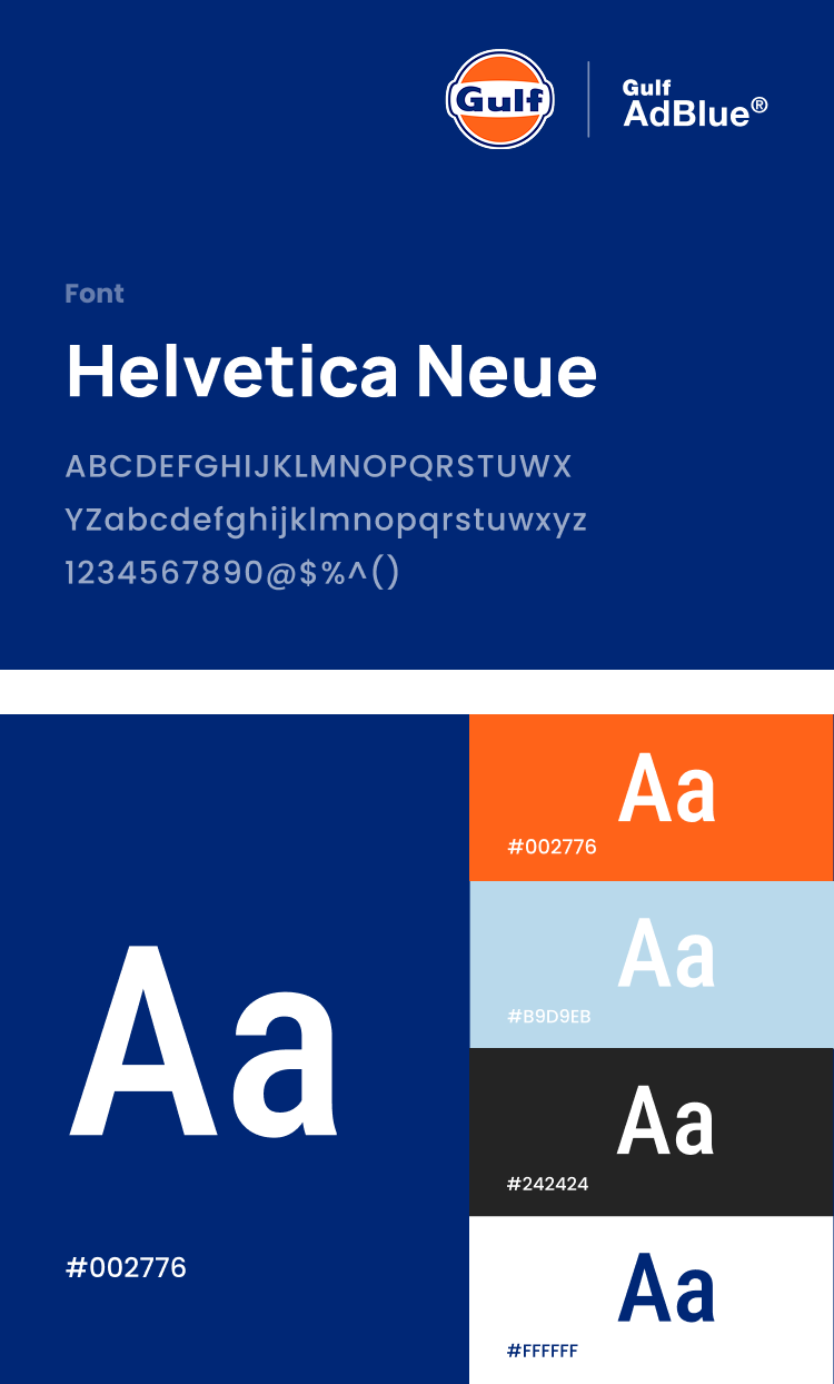 Adhering to the brand guidelines